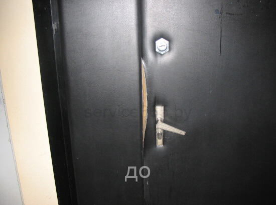 Обивка входных металлических дверей