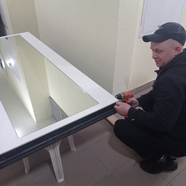 мдф панель с зекалом зеркало на двери